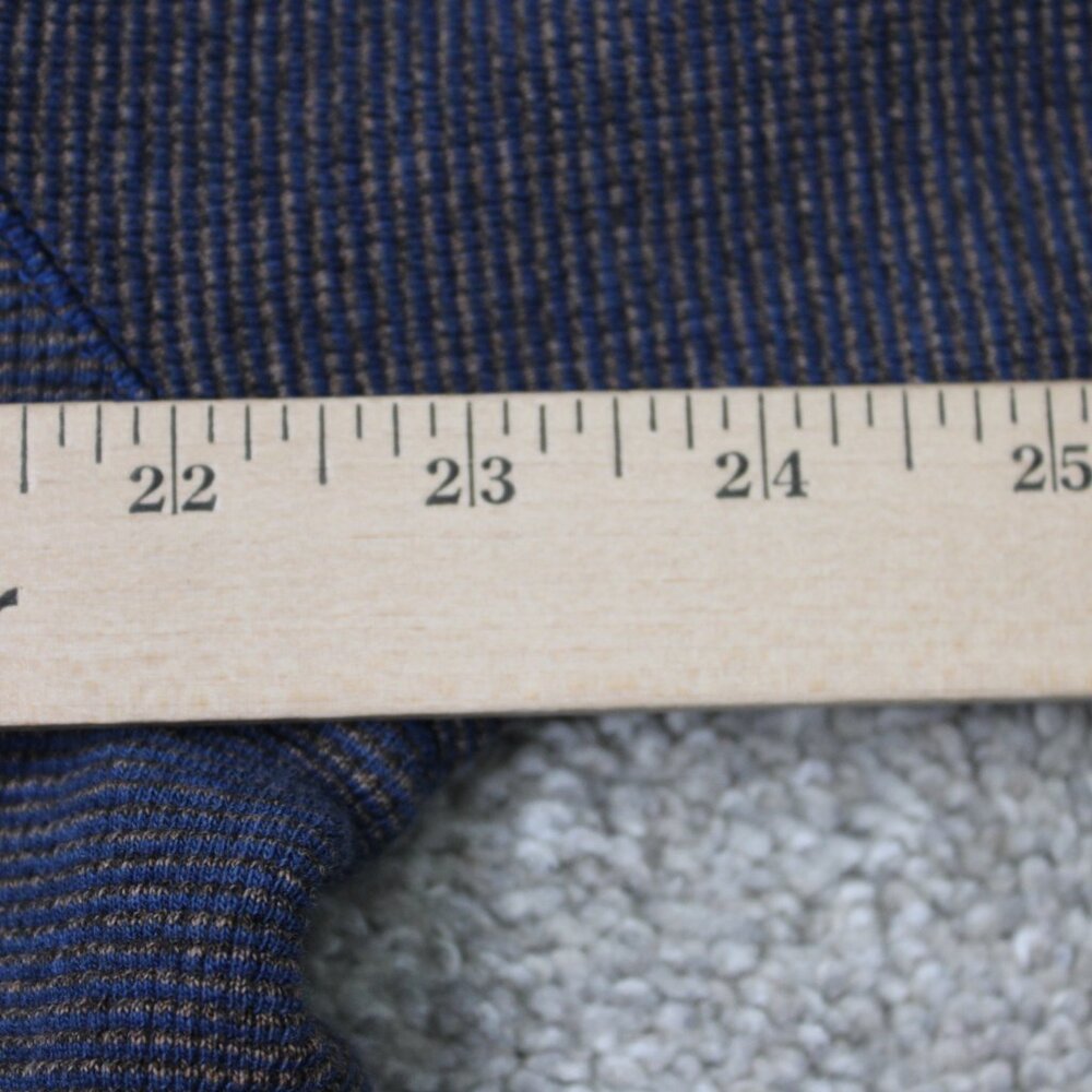 Robert Graham Sweatshirt Mens Large Blue 1/4 Zip 100% Cotton‎ Pullover Sweater - Picture 8 of 9